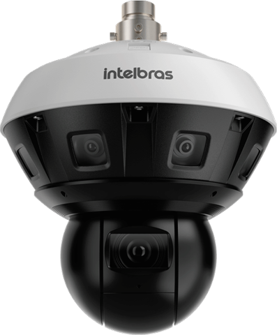 Câmera especial Intelbras multissensor com PTZ
